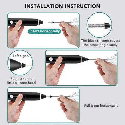 Electric Milk Frother with Dual Whisks